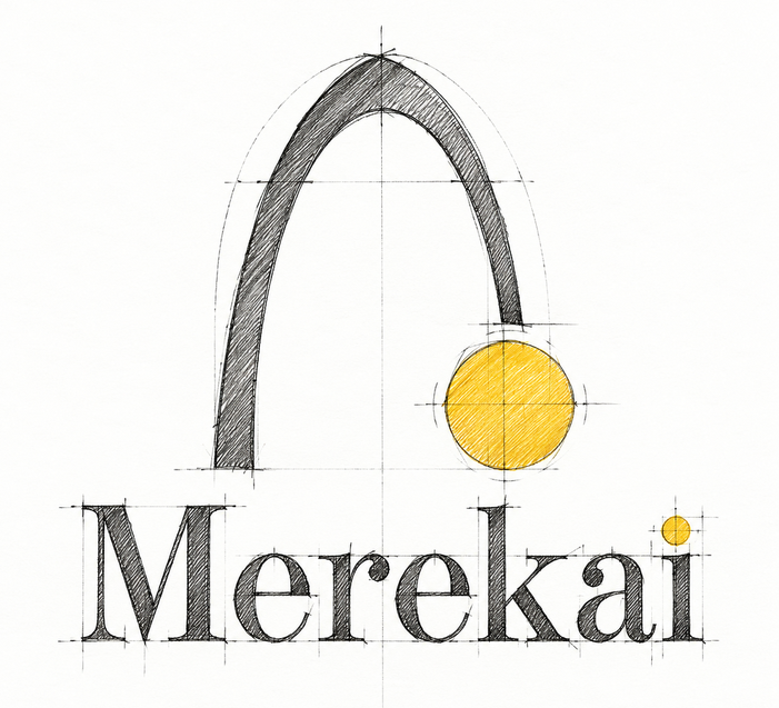 Logotipo de Merekai dibujado a mano